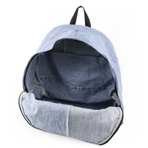 USED DENIM BACKPACK / PACKING