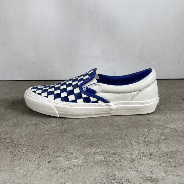 Slip-on Woven Leather (50thCheckerboard) -VANS VAULT LINE-