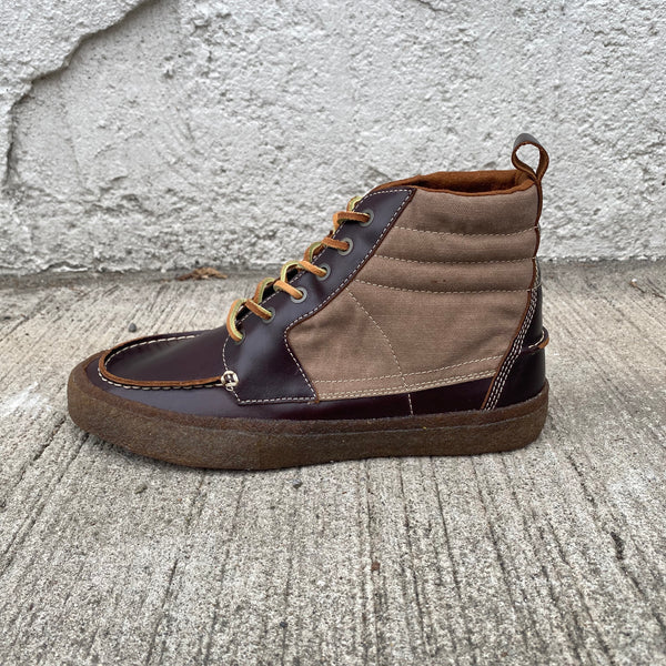 Sk8-Hi Boat Crepe LX (Leather×Canvas) -VANS VAULT LINE-