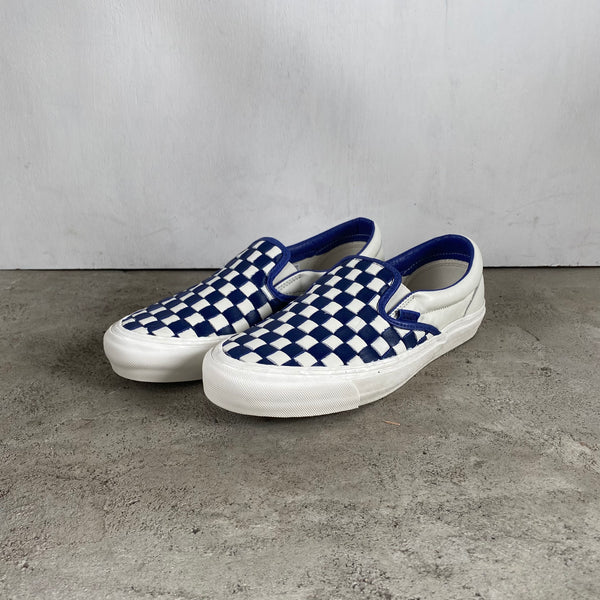 Slip-on Woven Leather (50thCheckerboard) -VANS VAULT LINE-
