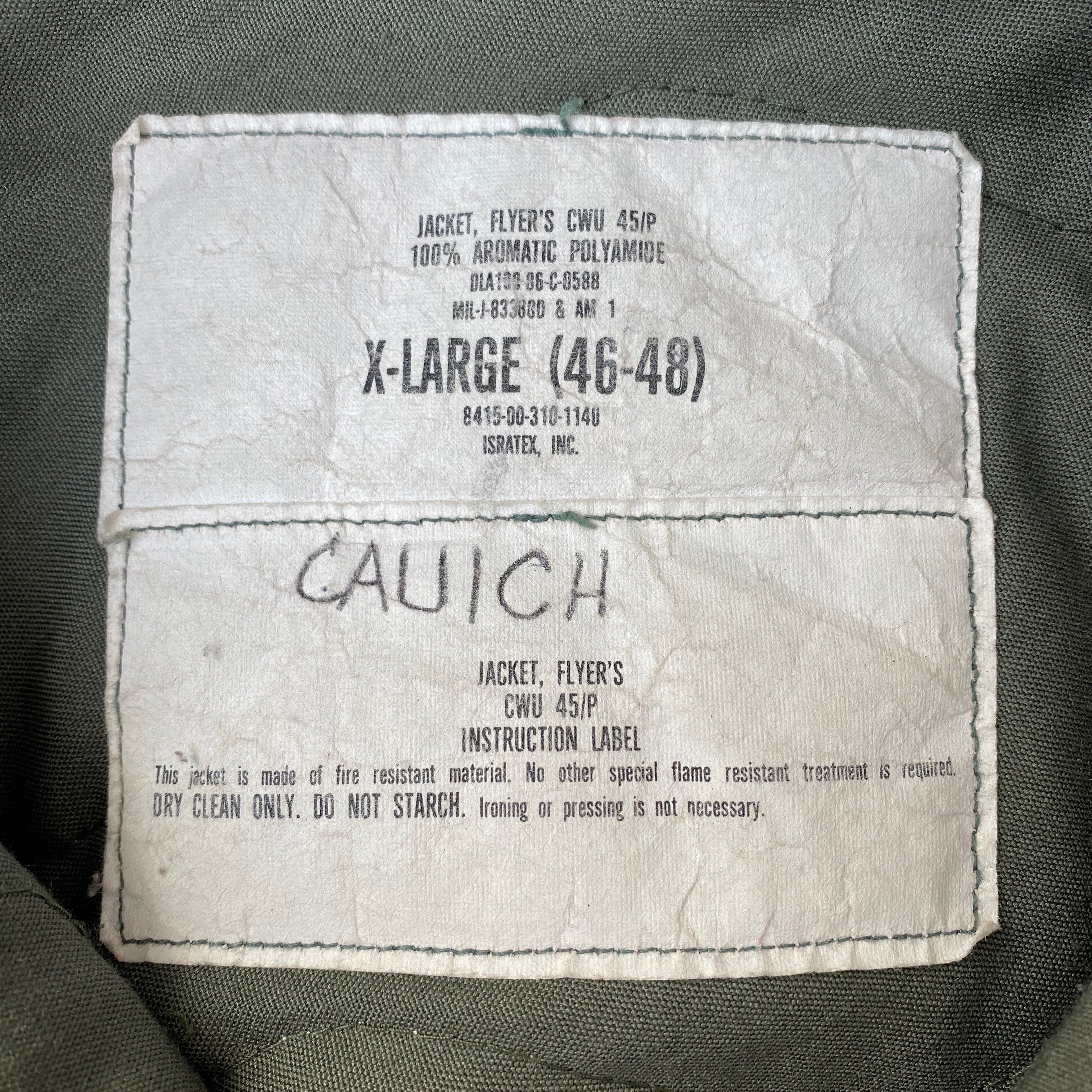 [ ONLY ONE ! ] USAF CWU-45/P JACKET / Mr.Clean Select