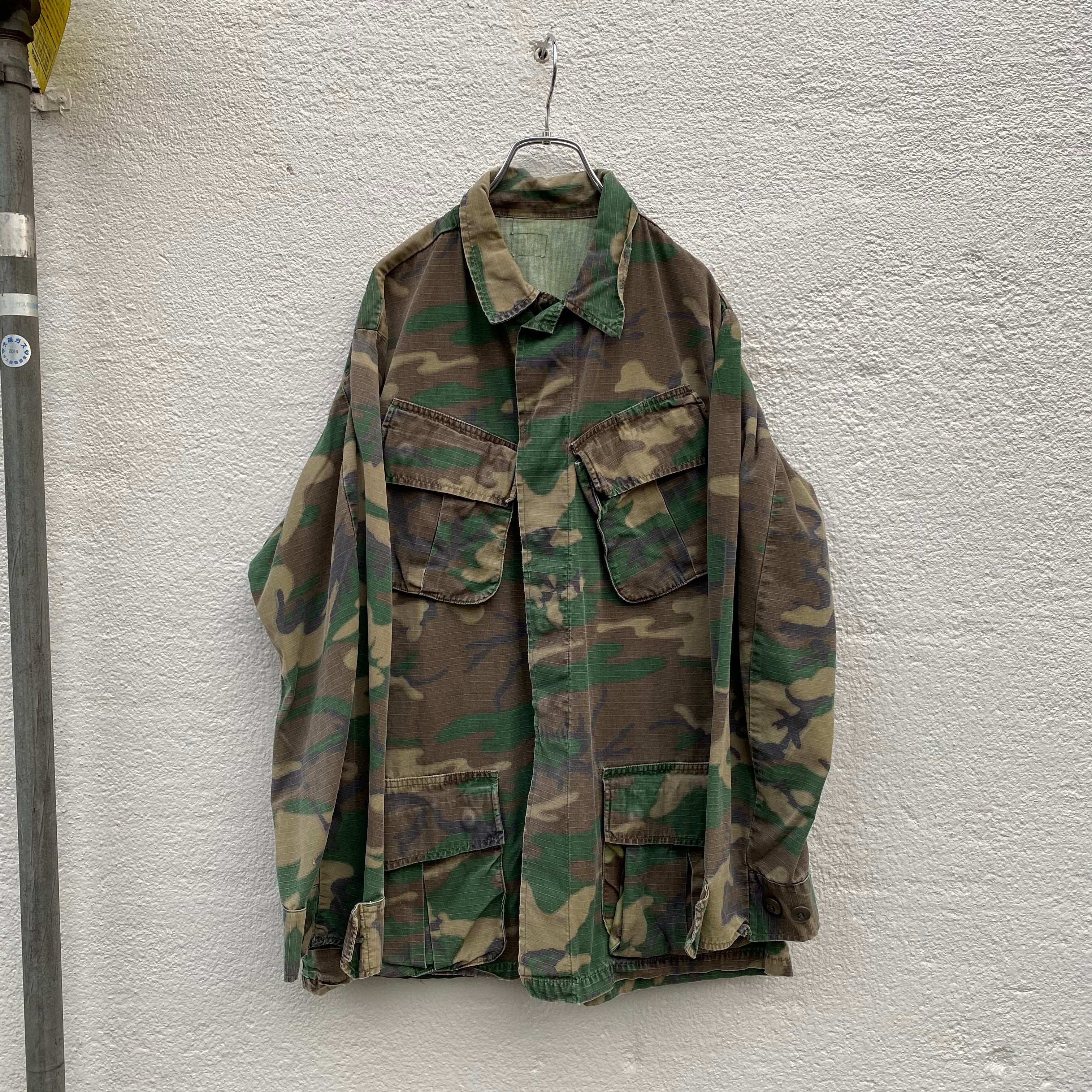 [ ONLY ONE ! ] US ARMED FORCES 60's - 70's JUNGLE FATIGUE SHIRT / Mr.Clean Select
