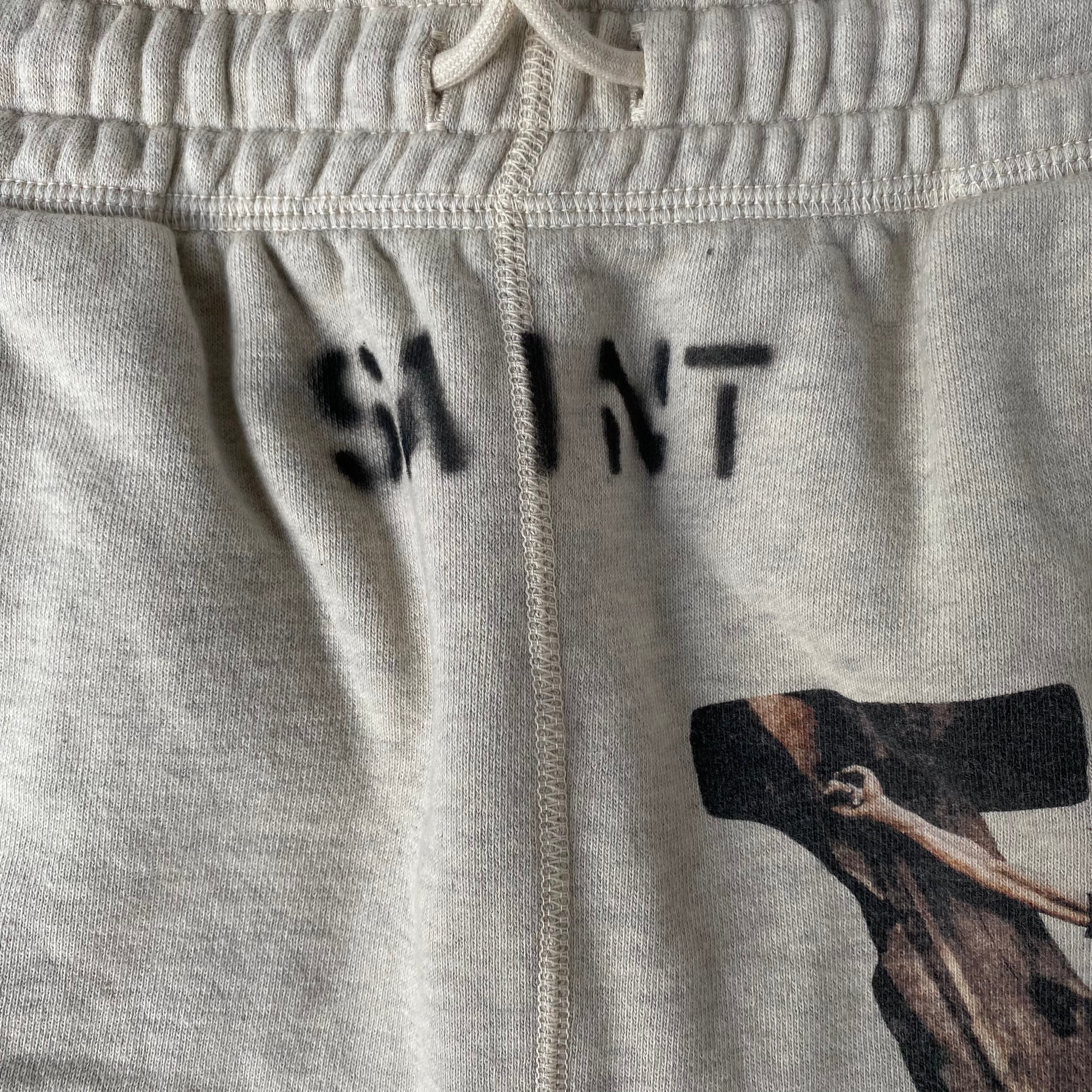 SAINT MICHAEL SWEAT SHORT PANTS ' VLONE ' / Saint Michael
