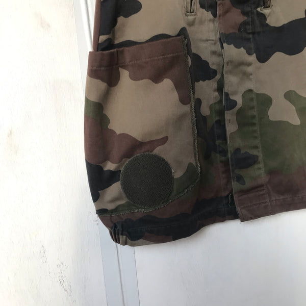 [ ONLY ONE ! ] F2 JACKET CUT OFF CUSTOMIZE/ FRANCE MILITARY