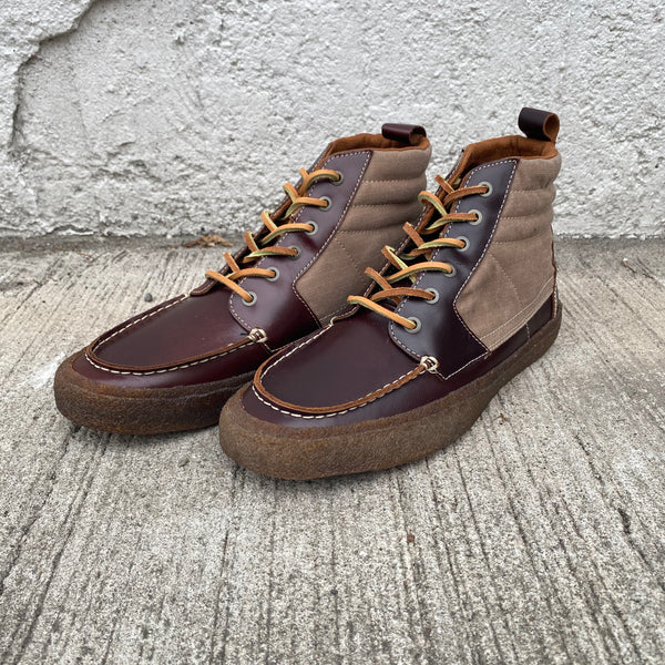 Sk8-Hi Boat Crepe LX (Leather×Canvas) -VANS VAULT LINE-
