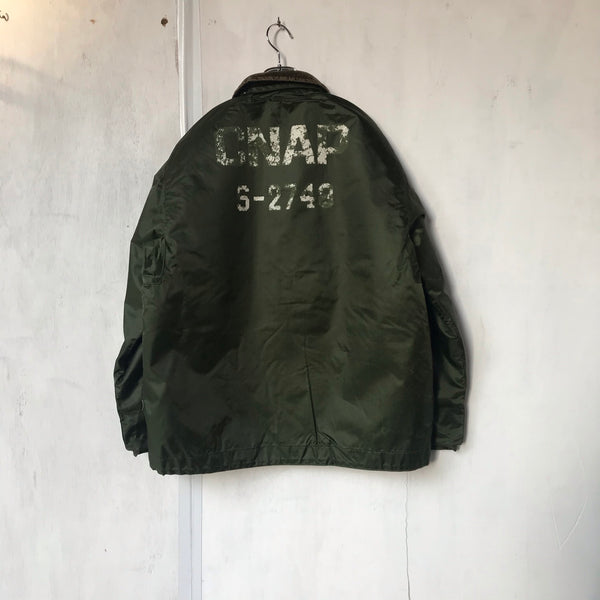 [ONLY ONE!] U.S. NAVY A-1 NYLON DECK JACKET / Mr.Clean Select