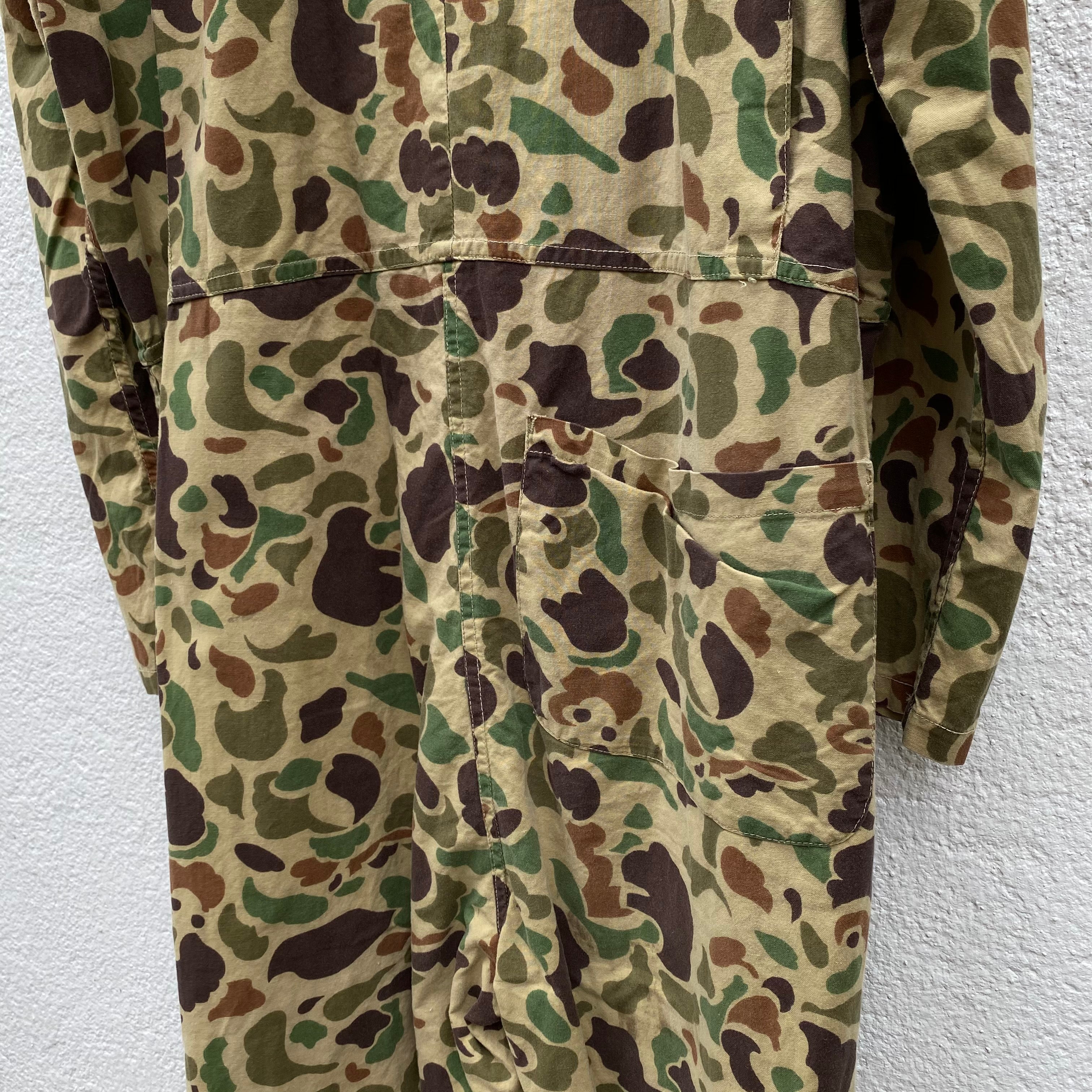 [ ONLY ONE ! ] DUCK HUNTER CAMOUFLAGE 70's COVERALLS / Mr.Clean Select