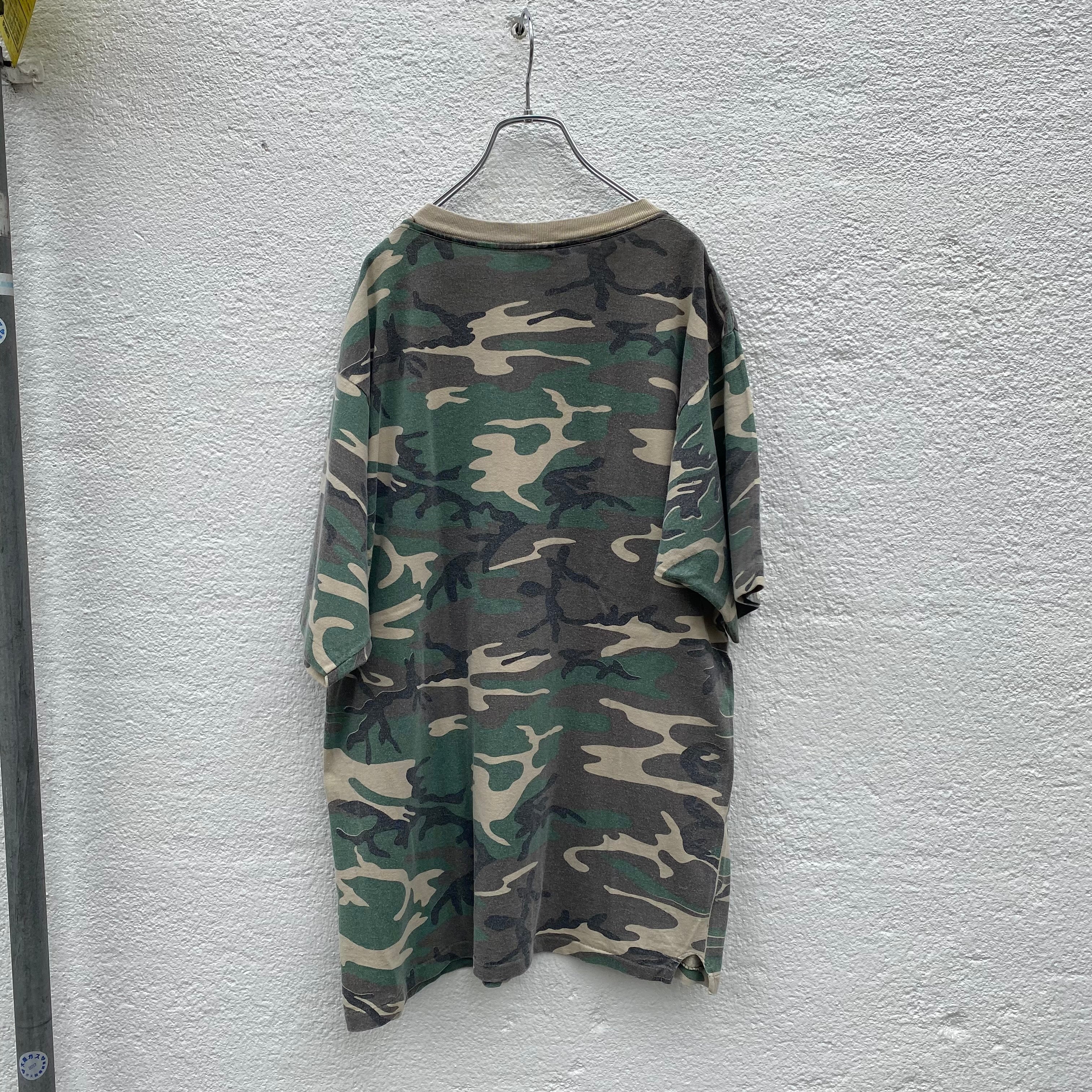 [ ONLY ONE ! ] CAMOUFLAGE SHORT SLEEVE POCKET T-SHIRT / Mr.Clean Select